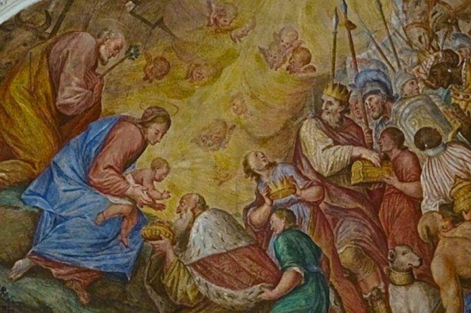Die heiligen drei Koenige von Giorgioli Francesco
